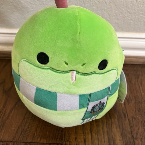 Harry Potter Slytherin Snake Squishmallow Green Plush Toy - Picture 1 of 6